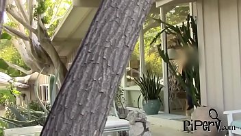 Blonde teen blowing delicious boner