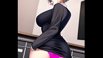 Office hottie behind the scenes anime