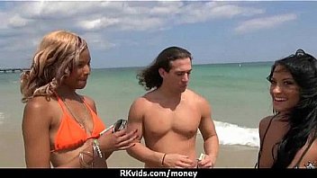 Tight teen fucks a man in front of the camera for cash 24