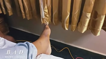 He massaged that fat ass with his big dick