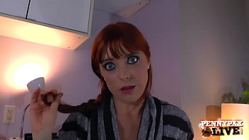 Penny pax takes her undies off to play and drill her pussy cavity