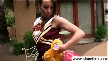 Jenna rose naughty alone girl play with sex dildo toys video 07