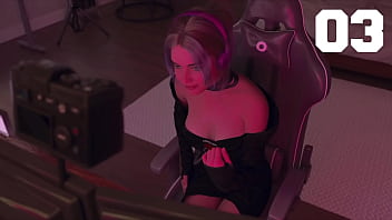 Reclaiming the lost #03 streamer teases her chat with her massive tits