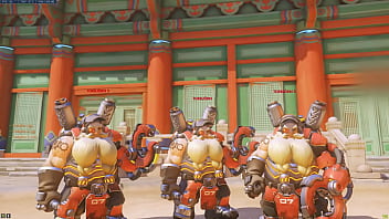 Midget has his way with tall french woman