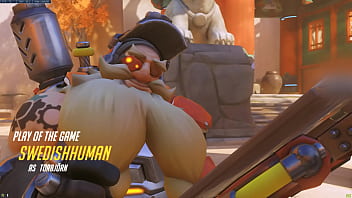 Midget has his way with tall french woman