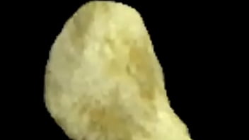 Spinning potato chip Spinning potato chip