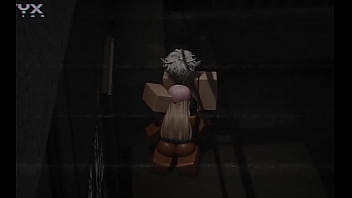 Fucking a girl deep outside at night