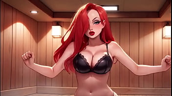 Big boobs jessica milf bouncing tits and ass in the sauna free ai