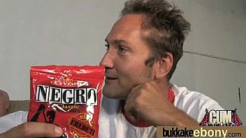 First time ebony with a group of white dicks 9