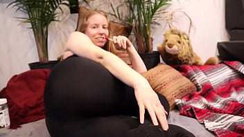 Jerking off huge cock into a cup