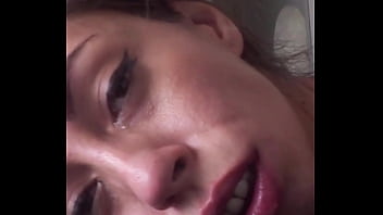 Candie cross bound tight and gagged wide one man two holes non stop fucking creampie incoming