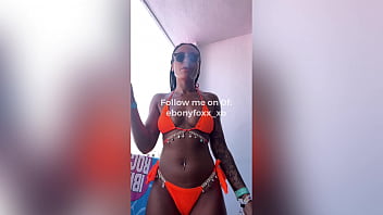 Leaked video of black model ebony foxx smoking