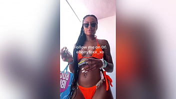 Leaked video of black model ebony foxx smoking Leaked video of black model ebony foxx smoking