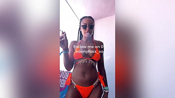 Leaked video of black model ebony foxx smoking