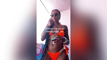 Leaked video of black model ebony foxx smoking Leaked video of black model ebony foxx smoking