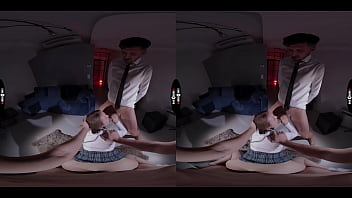 Dark room vr sia siberia eats cum