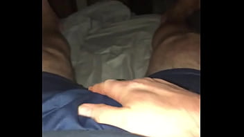 Over shorts masterbation