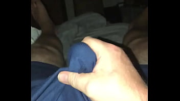 Over shorts masterbation