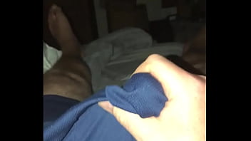 Over shorts masterbation