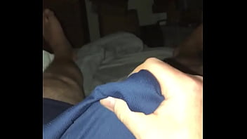 Over shorts masterbation