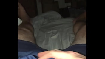 Over shorts masterbation