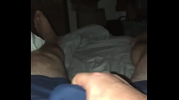 Over shorts masterbation