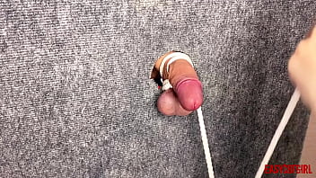 Kinky step sister & her horny girlfriends filming games with my cock and balls