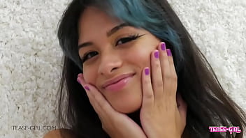 Pretty teen student cheerleader at school