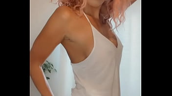 Alone at home stripping