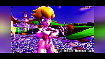 Deux animations de peach et daisy