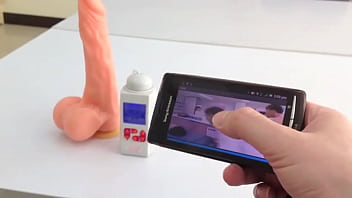 Smart dildo porn simulator with a real dildo