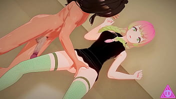 Mitsuri kanroji che scopata sesso squirt lesbian