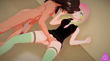 Mitsuri kanroji che scopata sesso squirt lesbian