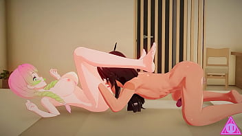 Mitsuri kanroji che scopata sesso squirt lesbian