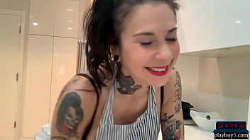 Busty milf pornstar joanna angel kitchen masturbation Busty milf pornstar joanna angel kitchen masturbation