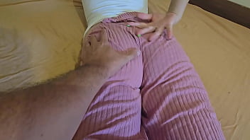 Stepbro you can rub your dick but please don't fuck me i will tell mom Stepbro you can rub your dick but please don't fuck me i will tell mom