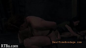 Useless whore is playing her clits