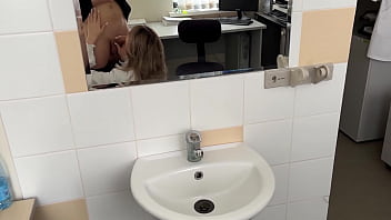 Fake doctor gave a blowjob and showed his sex