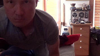 Brunette likes her men to pull their cock out of their jeans and just pound her