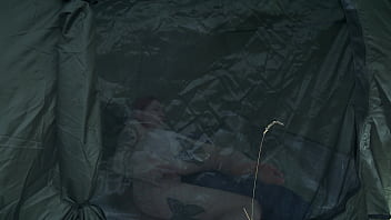 Stepmom shares a bed with her stepson in the woods — from hot masturbation to cream pie