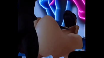 Fucking her deep in her asshole