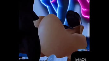 Fucking her deep in her asshole