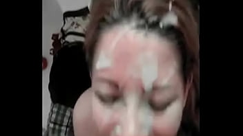 Wife big cumshot facial