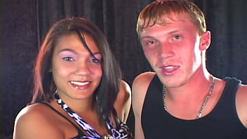 Country jam newbie teen couple do their first sex scene