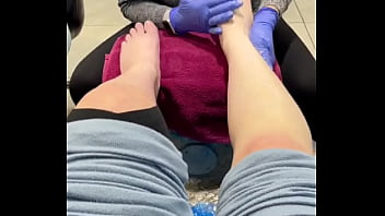 Getting those white toes and getting on the road for nyc