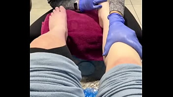 Getting those white toes and getting on the road for nyc