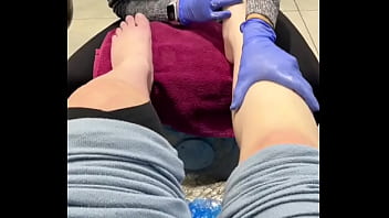 Getting those white toes and getting on the road for nyc