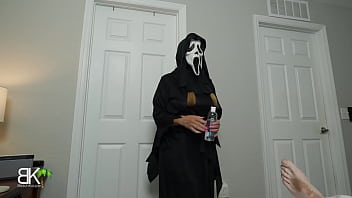 Halloween ghostface gets it doggy cum on ass 3of3