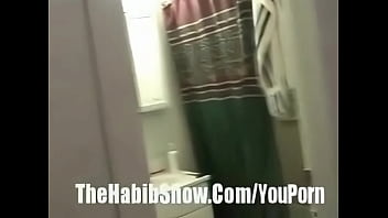 Yellow boned ebony freak gets fucked while smoking a