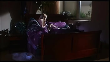 Two naked beauties kiss and touch themselves fondly and softly